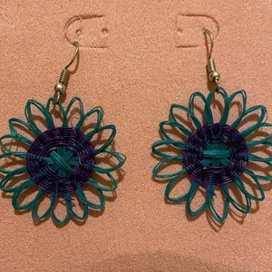 Handmade Flower Earrings